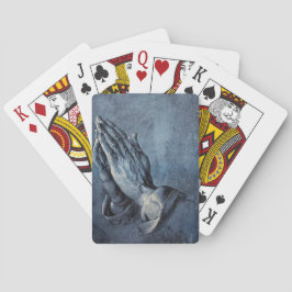 Hands bidden speelkaarten