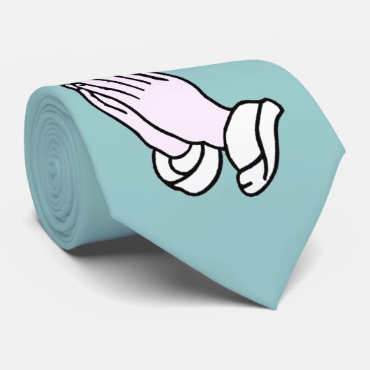 Hands bidden stropdas (Opgerold)