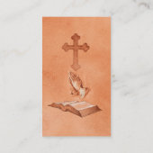 Hands bidden visitekaartje (Achterkant)