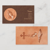 Hands bidden visitekaartje (Voorkant / Achterkant)