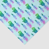 Hands Boho Mystical Rainbow Pattern Gift Tissuepapier (Detail)