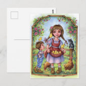 Hands-Briefkaart helpen Briefkaart (Voorkant / Achterkant)