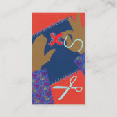 HANDS BUSY QUILTING STITCHIN CRAFTER VISITEKAARTJE (Achterkant)