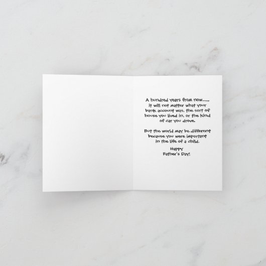 Hands Clasped in Love for Vaderdag Card Kaart (Binnen)