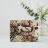 Hands die de Magic Lantern Slide van Hands aanrak Briefkaart (Staand voorkant)