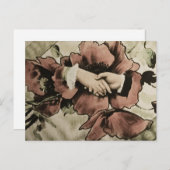 Hands die de Magic Lantern Slide van Hands aanrak Briefkaart (Voorkant / Achterkant)