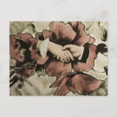 Hands die de Magic Lantern Slide van Hands aanrak Briefkaart (Voorkant)