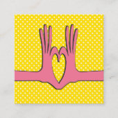 Hands- en hartstilstand Visitekaartje (Voorkant)