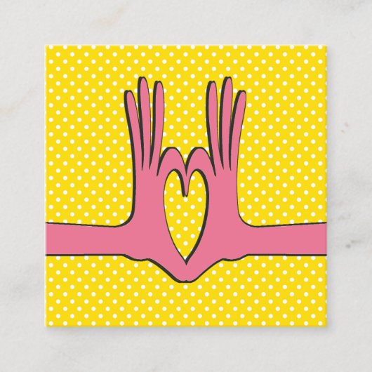 Hands- en hartstilstand Visitekaartje (Voorkant)