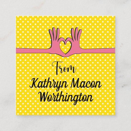 Hands- en hartstilstand Visitekaartje (Achterkant)