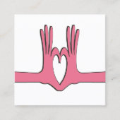 Hands- en hartstilstand Visitekaartje (Voorkant)