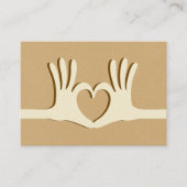Hands- en hartstilstand Visitekaartje (Voorkant)