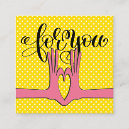 Hands- en hartstilstand Visitekaartje