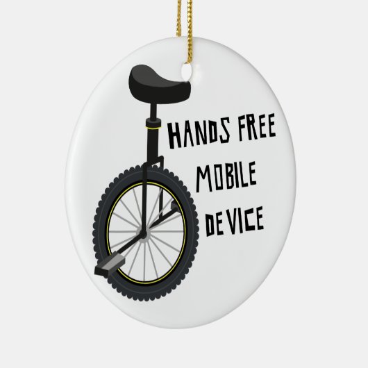 Hands Free Mobile Device Keramisch Ornament (Rechts)