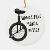 Hands Free Mobile Device Keramisch Ornament (Voorkant)