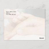 Hands Giving Manicure, Nail Salon Briefkaart (Achterkant)