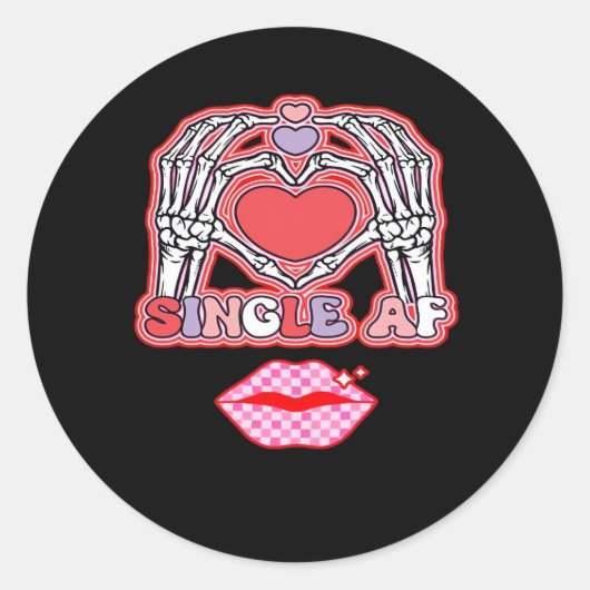 Hands Halloween Classic - Luiaard Kostuum Ronde Sticker (Voorkant)