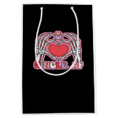 Hands Halloween Classic – Spooky Skeleton Design Medium Cadeauzakje (Voorkant)