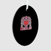Hands Halloween Classic – Spooky Skeleton Design Ornament (voorkant)
