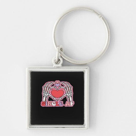 Hands Halloween Classic – Spooky Skeleton Design Sleutelhanger (Voorkant)