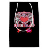 Hands Halloween Quote – griezelige Schattigee slog Medium Cadeauzakje (Voorkant)