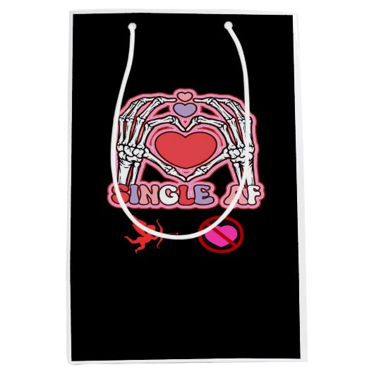 Hands Halloween Quote – griezelige Schattigee slog Medium Cadeauzakje (Voorkant)