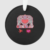 Hands Halloween Quote – griezelige Schattigee slog Ornament (voorkant)