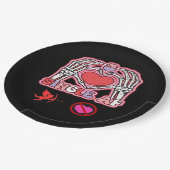 Hands Halloween Quote – griezelige Schattigee slog Papieren Bordje (Gekanteld)