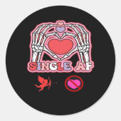 Hands Halloween Quote – griezelige Schattigee slog Ronde Sticker (Voorkant)