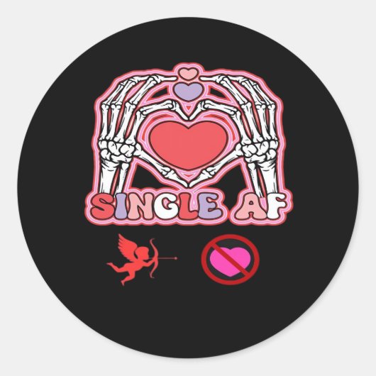 Hands Halloween Quote – griezelige Schattigee slog Ronde Sticker (Voorkant)