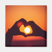 Hands Heart Symbol Love Magneet (Voorkant)