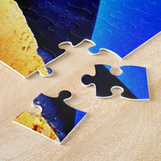 Hands helpen legpuzzel (Zijkant)