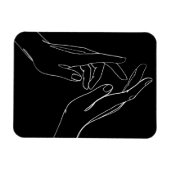 Hands helpen magneet (Horizontaal)