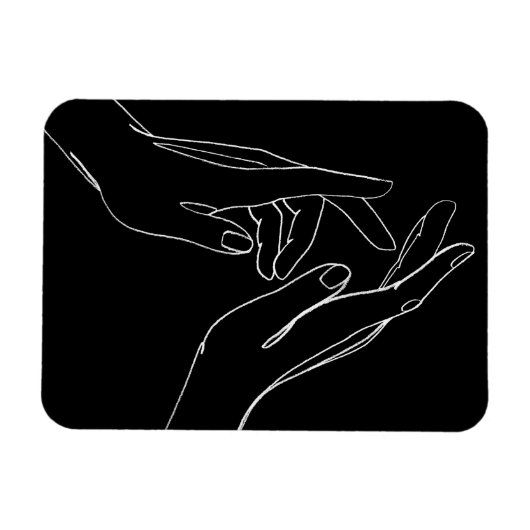 Hands helpen magneet (Horizontaal)