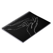 Hands helpen notitieboek (Linkerzijde)