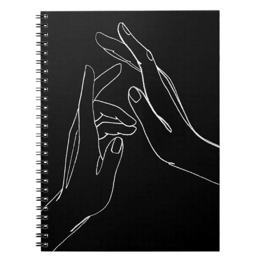 Hands helpen notitieboek (Voorkant)