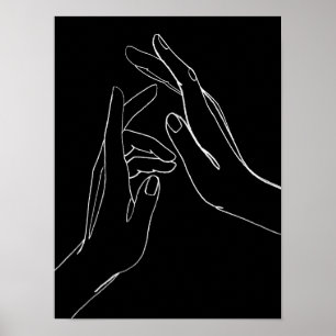 Hands helpen poster