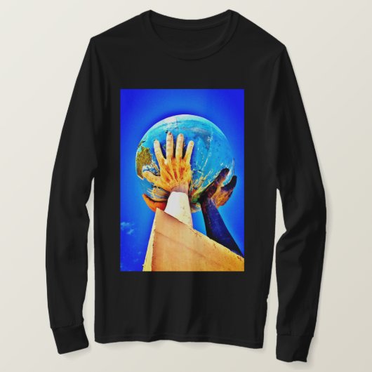 Hands helpen t-shirt (Design voorkant)