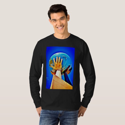 Hands helpen t-shirt (Voorkant volledig)