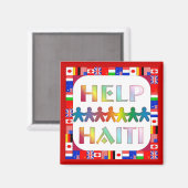 Hands Helping Haiti Magnet (Voorkant / Achterkant)