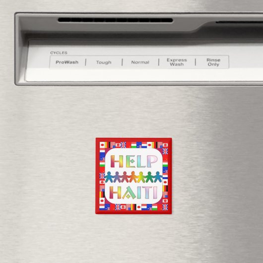 Hands Helping Haiti Magnet (Insitu (Vaatwasser))