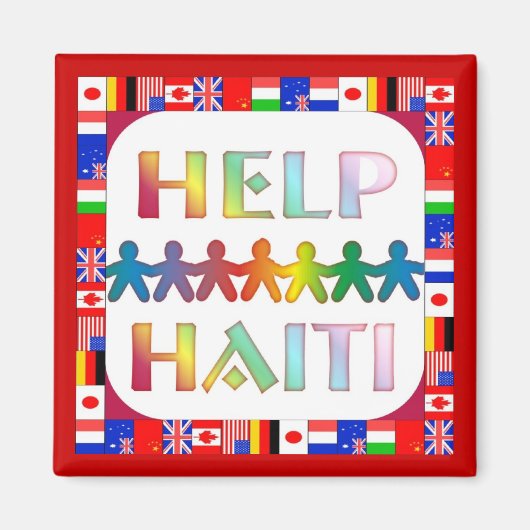 Hands Helping Haiti Magnet (Voorkant)