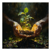 Hands Holding Hope Perfect Poster (Voorkant)