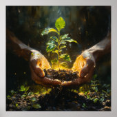 Hands Holding Hope Poster (Voorkant)