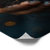 Hands Holding Seedling Growth Hope Art Poster (Hoek)