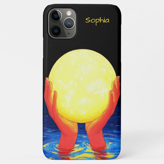 Hands Holding the Moon Case-Mate iPhone Case (Achterkant)