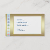 Hands holistisch ontwerp visitekaartje (Achterkant)