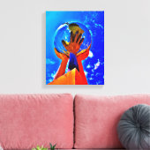 Hands II helpen Canvas Afdruk (Insitu (Woonkamer))