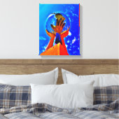 Hands II helpen Canvas Afdruk (Insitu (Slaapkamer))