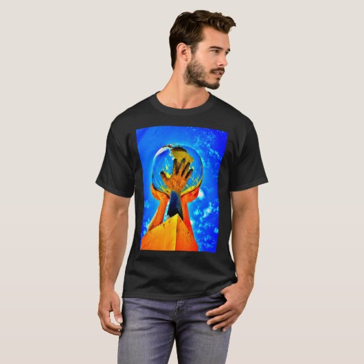 Hands II helpen T-shirt (Voorkant volledig)